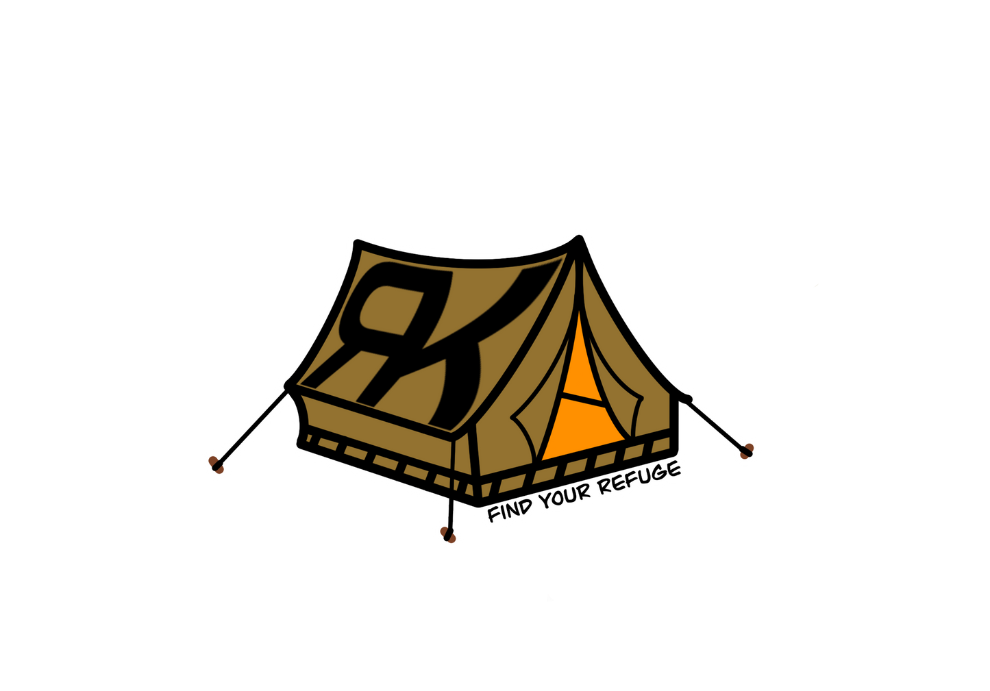 Find Your Refuge Sticker